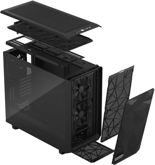 Fractal Meshify 2 Mid Tower Case - Black 