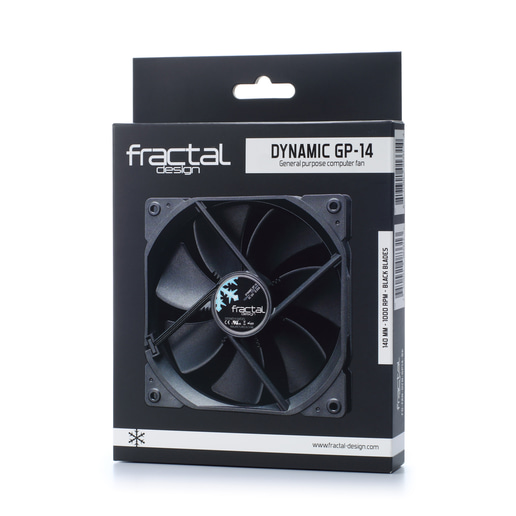 Fractal Design Dynamic Series GP-14 (140mm) Computer Case Fan (Black)