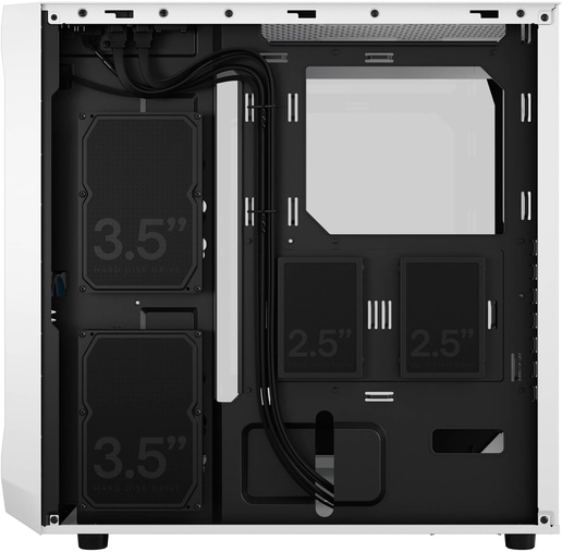 Fractal Focus 2 RGB Mid Tower Gaming Case - White 
