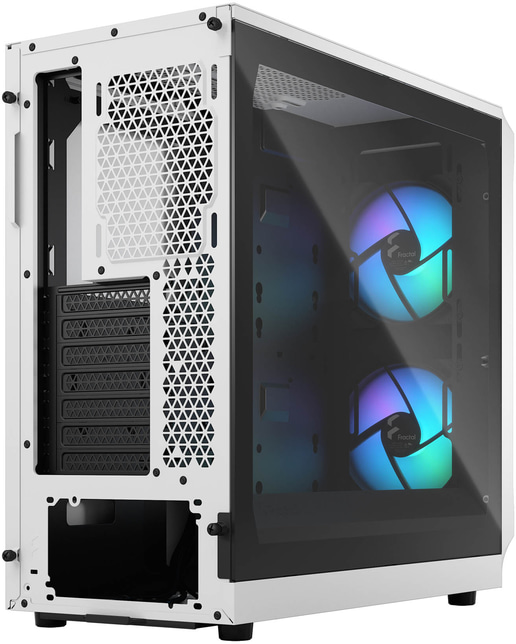 Fractal Focus 2 RGB Mid Tower Gaming Case - White 