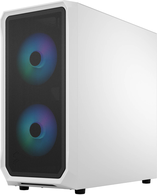 Fractal Focus 2 RGB Mid Tower Gaming Case - White 