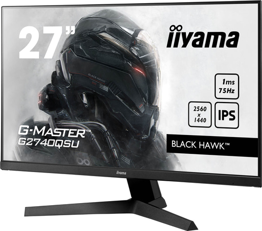 iiyama Black Hawk G-MASTER G2740QSU 27 inch IPS 1ms Gaming Monitor - 2560 x 1440