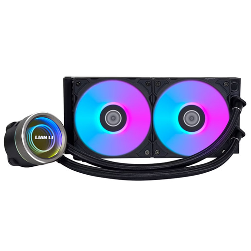 Lian Li Galahad II Trinity RGB 240mm Liquid AiO CPU Cooler in Black