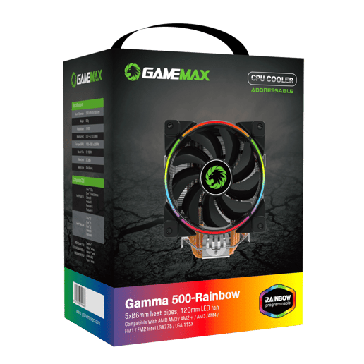 GameMax Gamma 500 Rainbow ARGB CPU Cooler