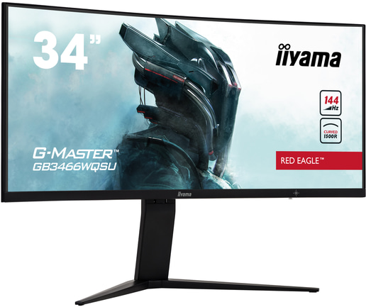 iiyama Red Eagle G-MASTER GB3466WQSU 34 inch 1ms Gaming Curved Monitor, 1ms