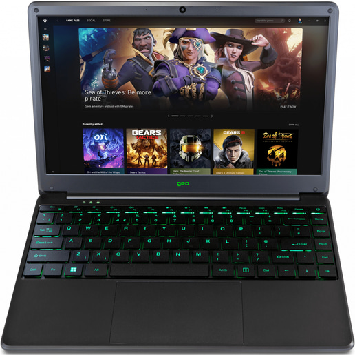 Geo GeoBook 140X Bundle 14.1" Celeron 4GB 128GB Intel UHD 600 Laptop