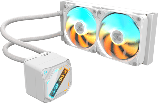 Gigabyte GAMING 240 ICE All-in-One 240mm Liquid CPU Cooler in White