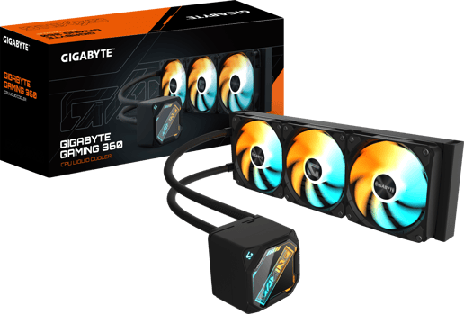 Gigabyte GAMING 360 All-in-One 360mm Liquid CPU Cooler in Black
