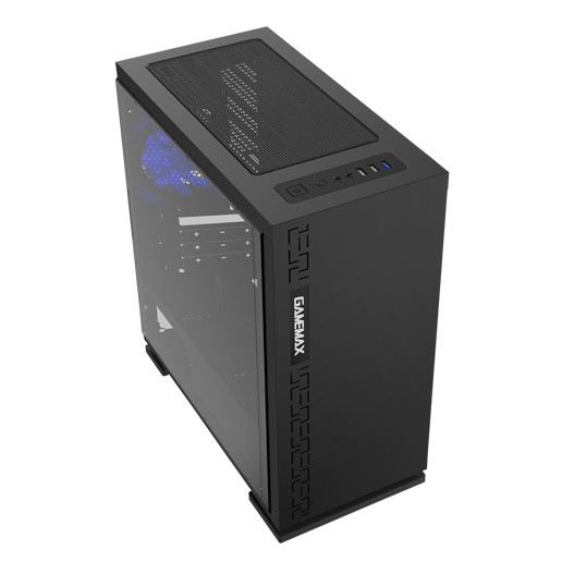 GameMax Expedition Mid Tower Gaming Case - Black USB 3.0