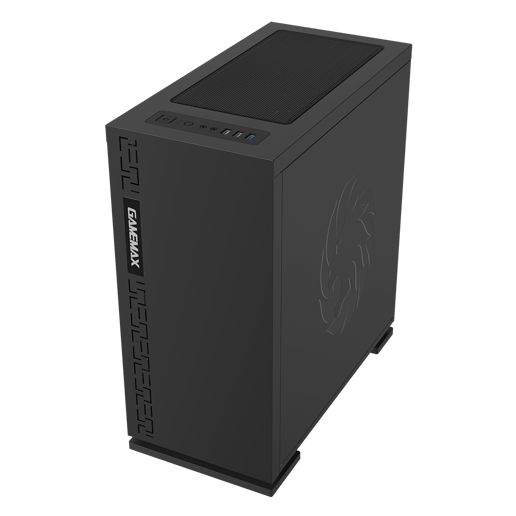 GameMax Expedition Mid Tower Gaming Case - Black USB 3.0