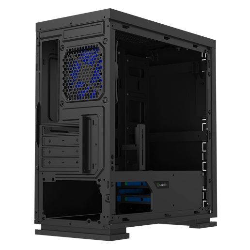 GameMax Expedition Mid Tower Gaming Case - Black USB 3.0