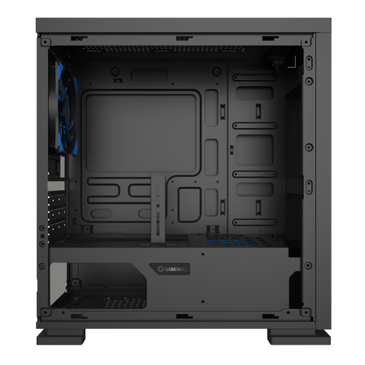 GameMax Expedition Mid Tower Gaming Case - Black USB 3.0