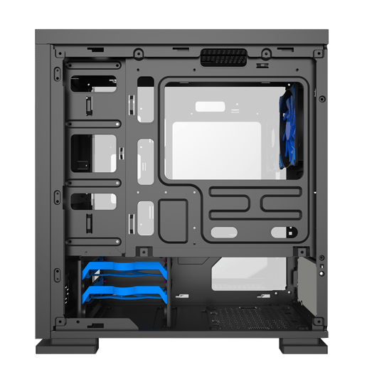 GameMax Expedition Mid Tower Gaming Case - Black USB 3.0