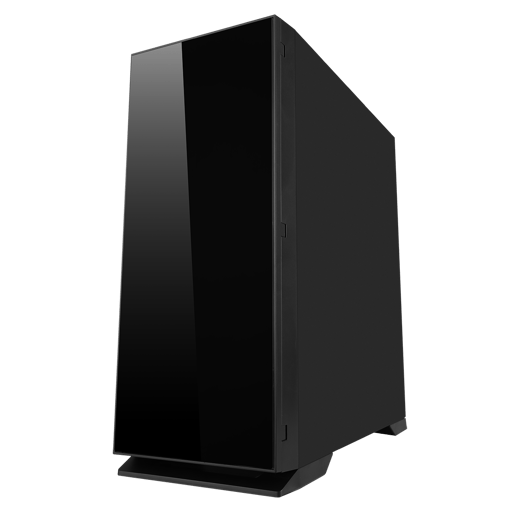 GameMax Hush Mid Tower Gaming Case - Black 