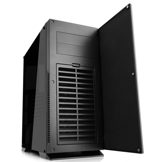 GameMax Hush Mid Tower Gaming Case - Black 