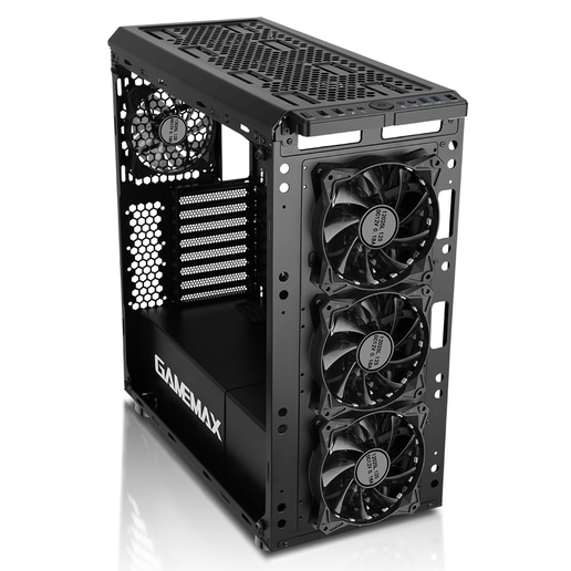 GameMax Moonstone RGB Full Tower Gaming Case - Black 