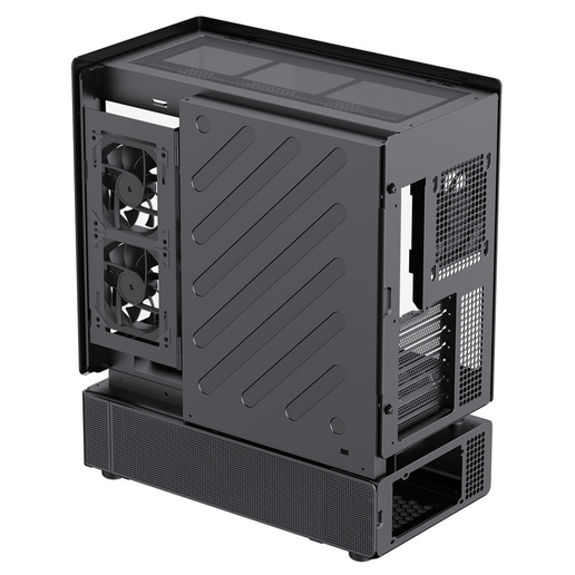 GameMax N80 Mid Tower Gaming Case - Black 