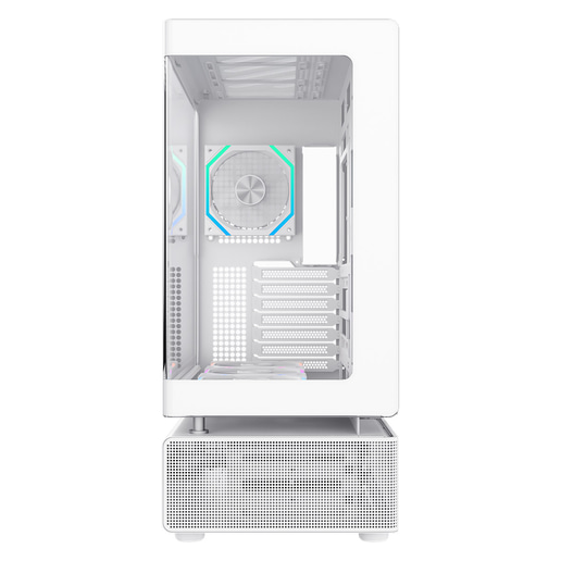GameMax N80 Mid Tower Gaming Case - White 