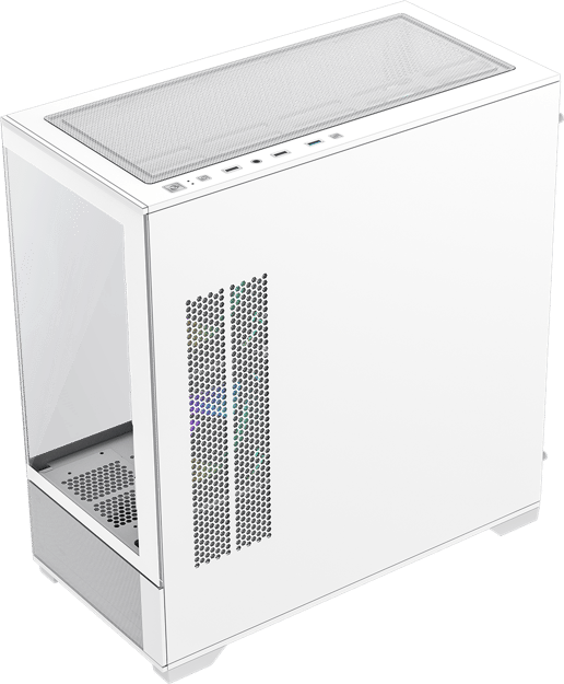 GameMax Vista Mini Mid Tower Gaming Case - White 