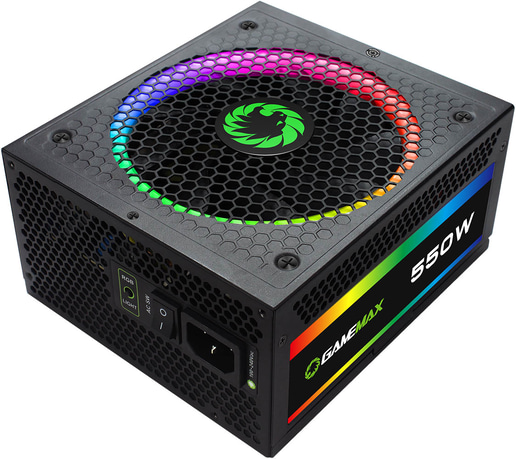 550W GameMax RGB Modular 80 Plus Gold PSU