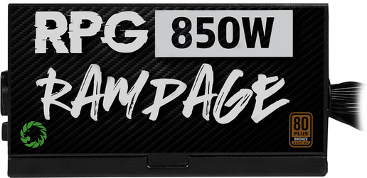 GameMax RPG Rampage 850W Semi-Modular Power Supply 80 Plus Bronze
