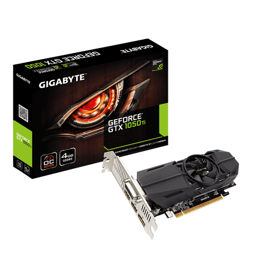 Gigabyte GeForce GTX 1050 Ti OC 4GB Graphics Card