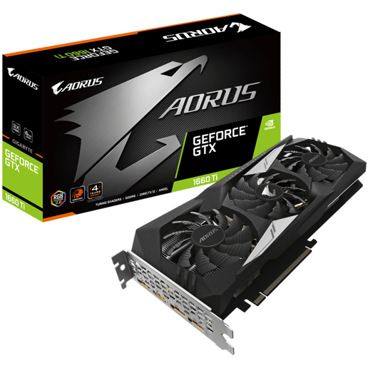 Gigabyte GeForce GTX 1660 Ti Aorus OC 6GB Graphics Card