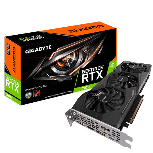Gigabyte GeForce RTX 2070 Windforce 8GB Graphics Card