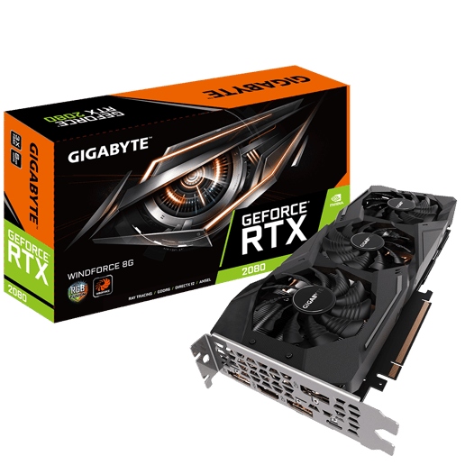 Gigabyte GeForce RTX 2080 Windforce 8GB Graphics Card
