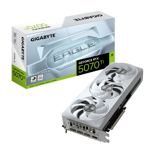Gigabyte GeForce RTX 5070 Ti EAGLE ICE OC 16GB GDDR7 Graphics Card