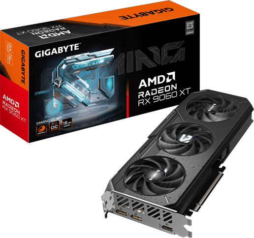 Gigabyte Radeon RX 9060 XT GAMING OC 16GB GDDR6 Graphics Card