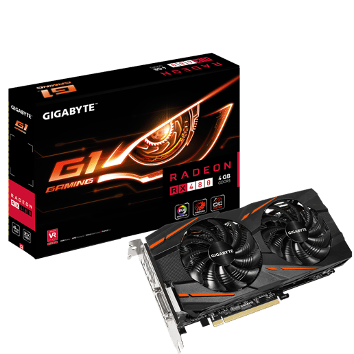 Gigabyte Radeon RX 480 G1 Gaming 4GB Graphics Card