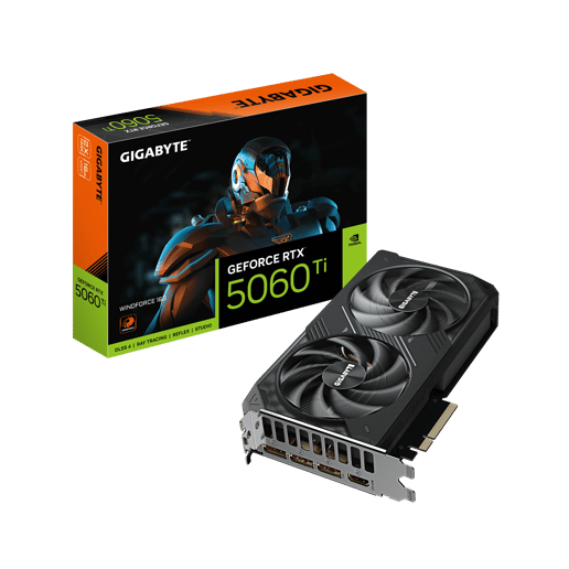 Gigabyte GeForce RTX 5060 Ti Windforce 16GB GDDR7 Graphics Card