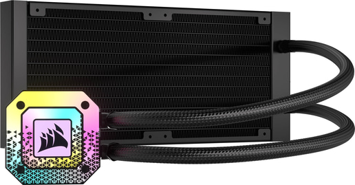 Corsair iCUE H100i ELITE CAPELLIX XT 240mm AiO Liquid CPU Cooler in Black