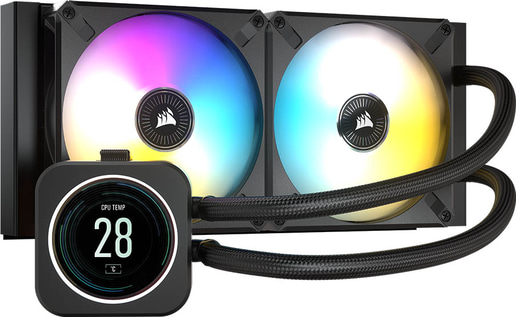 Corsair iCUE H100i ELITE LCD Display 240mm Liquid CPU Cooler