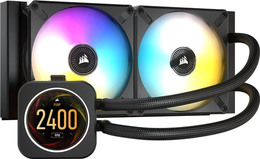 Corsair iCUE H100i ELITE LCD Display 240mm Liquid CPU Cooler