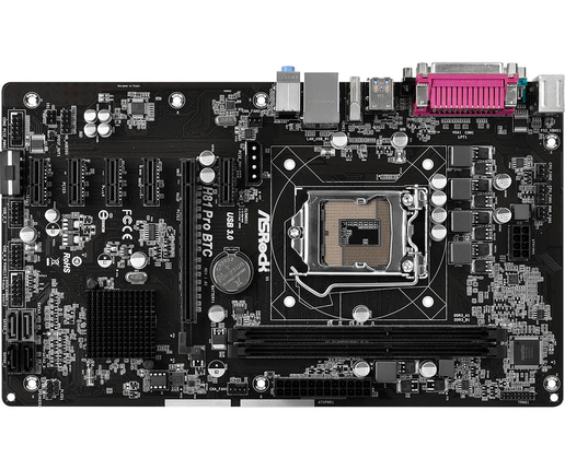 ASRock H81 Pro BTC R2.0 ATX Motherboard for Intel LGA1150 CPUs