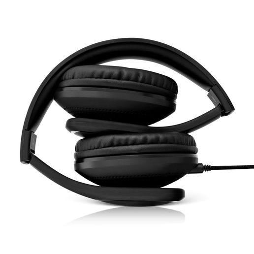 V7 3.5mm Over-Ear Stereo Headphones with Mic - Black