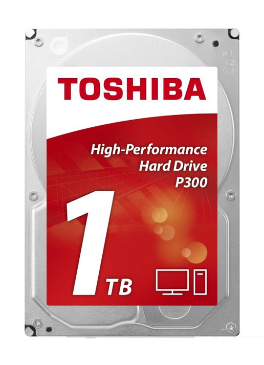 1TB Toshiba P300 3.5" SATA III Hard Drive - 7200RPM, 64MB Cache