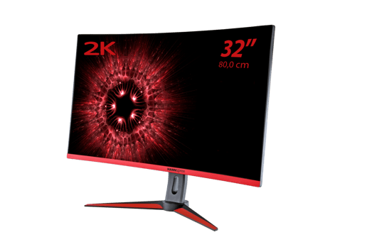 Hannspree Gaming HG 324 QJB 31.5 inch 144Hz Gaming Curved Monitor