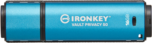 16GB Kingston IronKey Vault Privacy 50 USB 3.0 Flash Drive