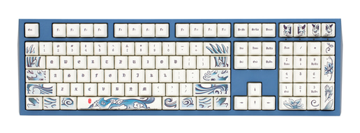 Ducky Year of the Dog Special Edition USB Mechanical Keyboard with Cherry MX Red Switches, RGB Illumination (UK Layout)