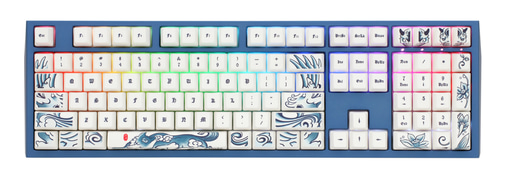 Ducky Year of the Dog Special Edition USB Mechanical Keyboard with Cherry MX Red Switches, RGB Illumination (UK Layout)