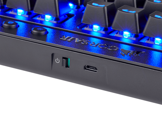 Corsair K63 Wireless Mechanical Gaming Keyboard with Blue LEDs and Cherry MX Red Switches (UK QWERTY)