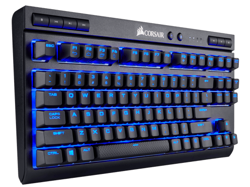 Corsair K63 Wireless Mechanical Gaming Keyboard with Blue LEDs and Cherry MX Red Switches (UK QWERTY)