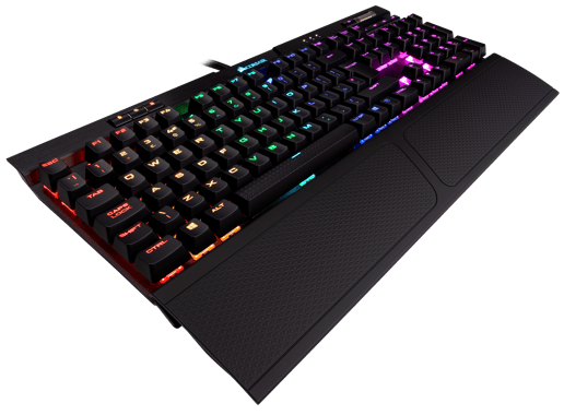 Corsair K70 RGB Mk.2 Mechanical Gaming Keyboard with Cherry MX Blue Switches (UK)