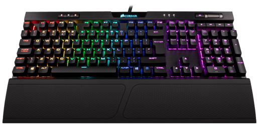 Corsair K70 RGB Mk.2 Mechanical Gaming Keyboard with Cherry MX Blue Switches (UK)