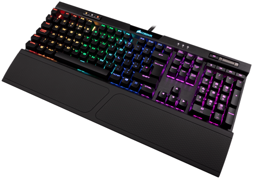 Corsair K70 RGB Mk.2 Mechanical Gaming Keyboard with Cherry MX Blue Switches (UK)
