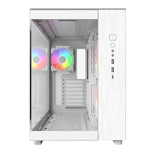 Montech KING 65 PRO Mid Tower Gaming Case - White 