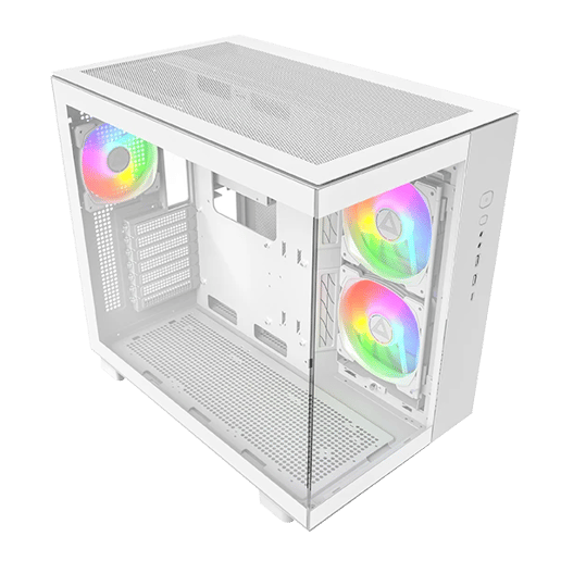 Montech KING 65 PRO Mid Tower Gaming Case - White 